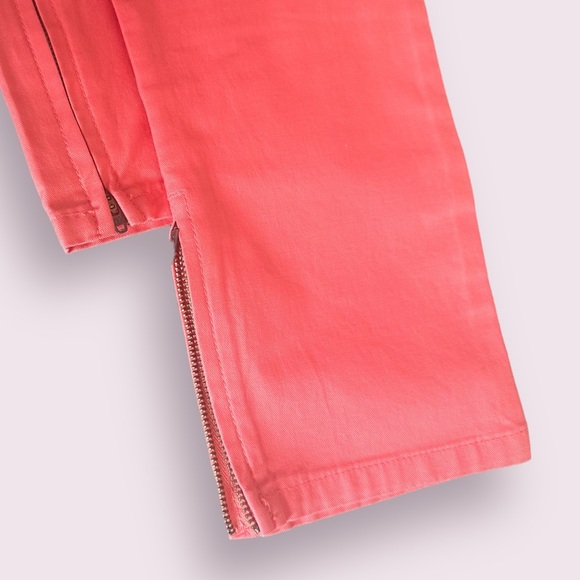 Women’s New With Partial Tag Boden Coral Pants With Ankle Zipper Detail Sz 6L - Picture 12 of 13